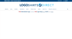 Desktop Screenshot of logoshirtsdirect.com